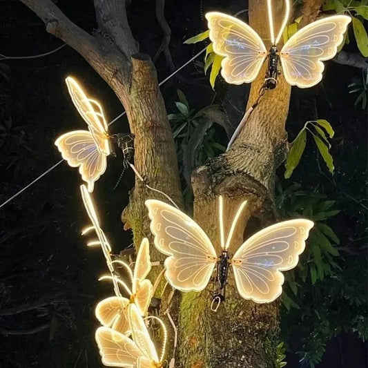 Verlichte Vlinder Decoratie | Breng je tuin tot leven